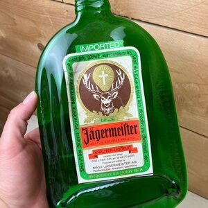 Vintage Jägermeister Green Kräuter-Liqueur Bottle Wall Hanging